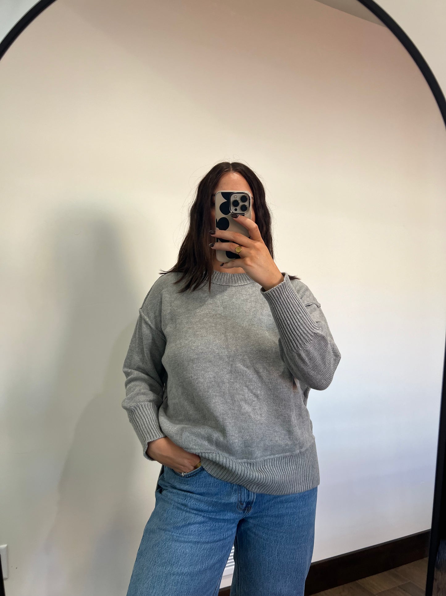 Ina Sweater - Heather Gray